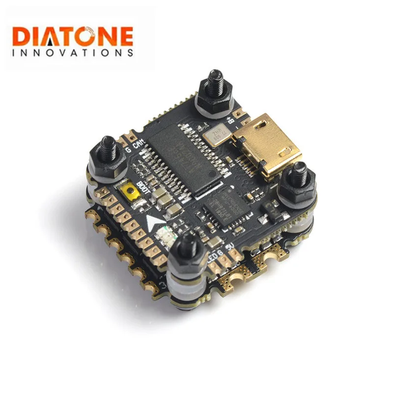 Diatone MAMBA 134 MPU6000 Dshot600 2-4S STACK BEC 5 V/1.5A F411 Контроллер полета для FPV гоночного дрона и RC квадрокоптера Запасная часть