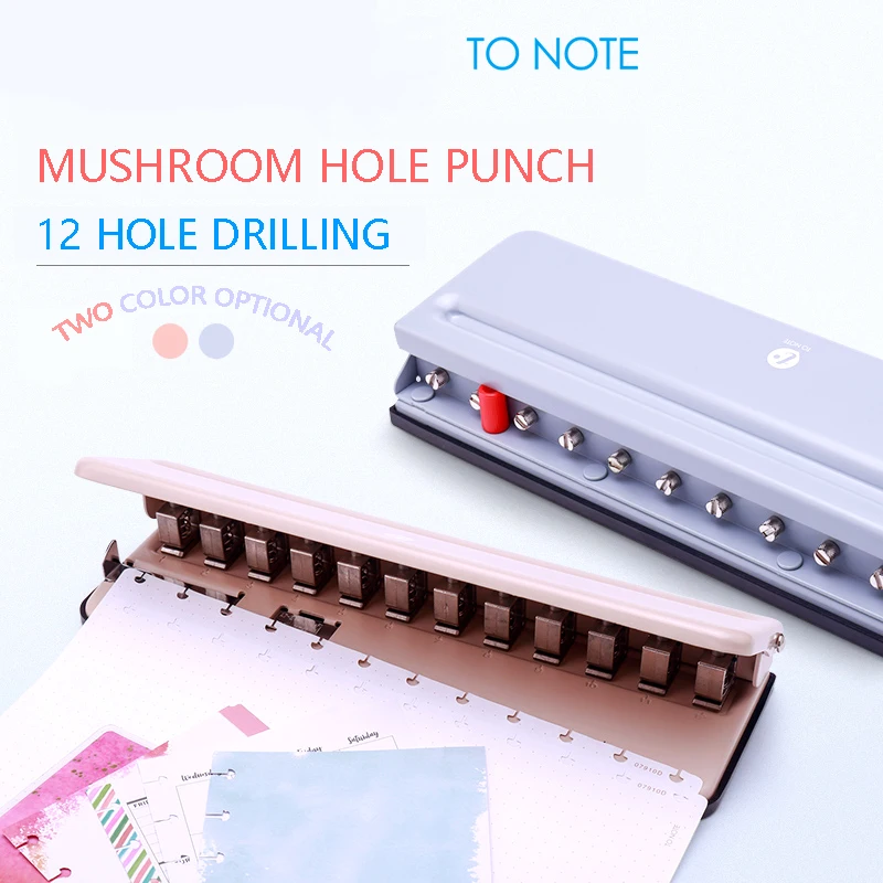 PROD 4000833152226 2021 New T-hole Puncher Mushroom Hole Multi-function
A4 Paper Porous B5 A5 10-hole Binding Clip Loose-leaf Puncher 6hole
Puncher
