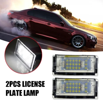 

Canbus LED License Number Plate Lamps Installation Disassemble Conveniently Lights 1 Pair for BMW E46 4 Door 98-03