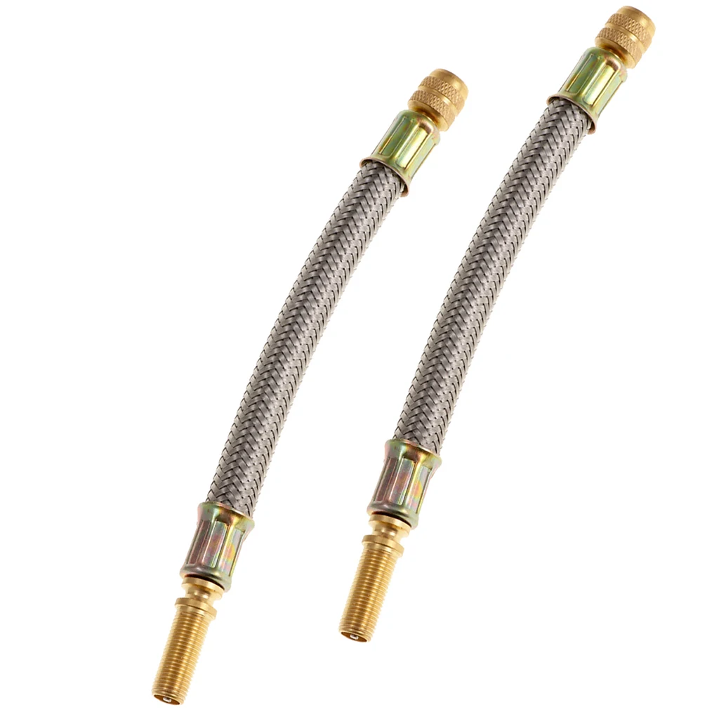 2X 150mm Length Auto Car Truck Bus Wheel Tire Tyre Valve Extension Adaptor 2X 150mm Length Auto Car Truck Bus Wheel Tire Tyre Valve Extension Adaptor