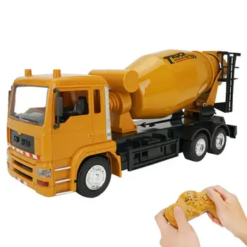 

1:24 Ten Channels Remote Control Sand Mud Mixer Engineering Model Children's Birthday Christmas Gift Kids Electric RC Truck Toys