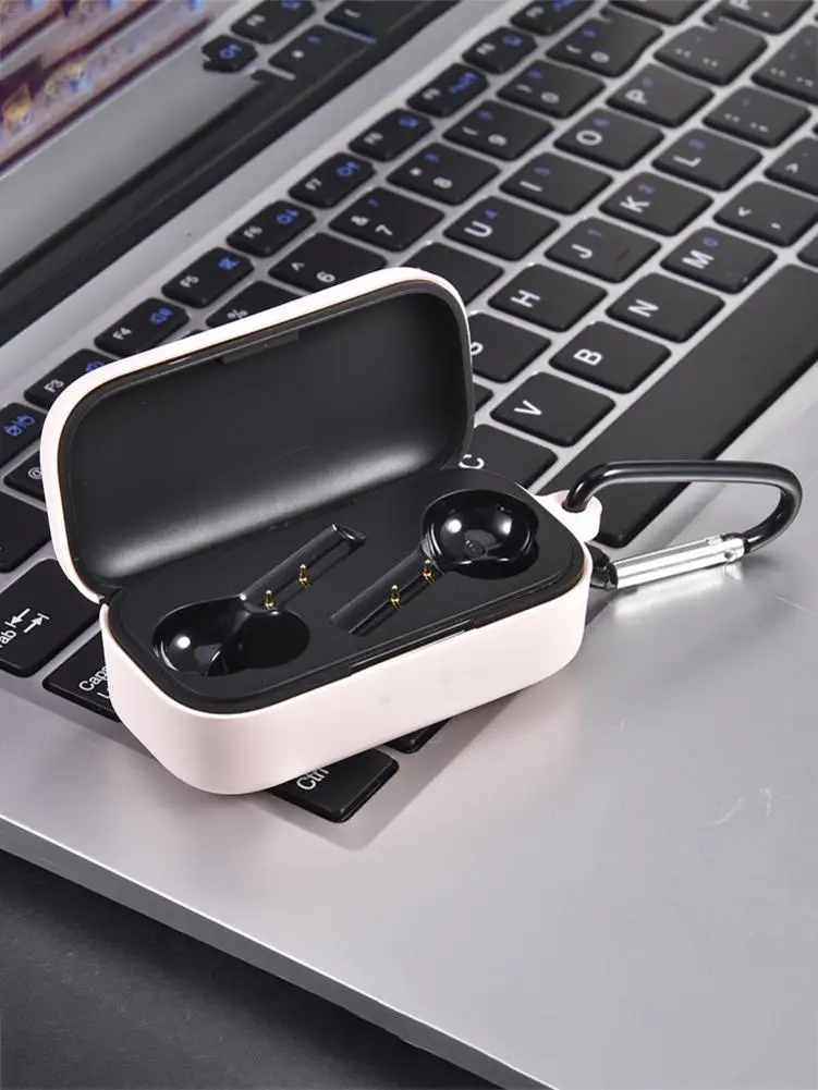 Беспроводные Bluetooth наушники силиконовые 360 Полный Край защитный чехол для