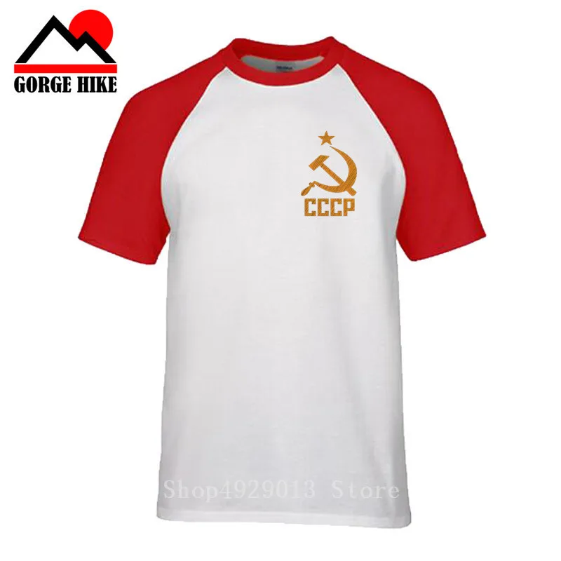 

2019 Russia Symbol Soviet Union USSR CCCP Flag Hammer and Sickle Communist Communism Capitalism Nation T-shirt Pocket Tshirt Tee