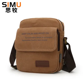 

2020 Canvas Shoulder Bag Men's Portable Crazy Men's Business Cross-Body Travel Chest Bag