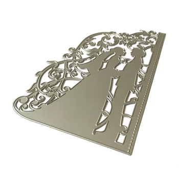 

Wedding Bride Groom Metal Cutting Dies Stencil Scrapbooking DIY Album Stamp Card