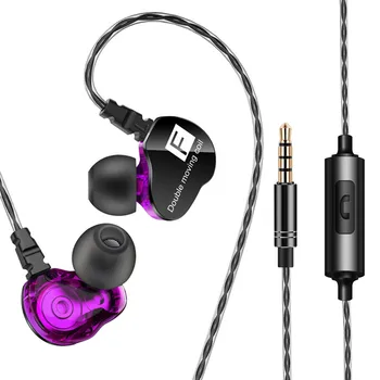 

Portable New 2020 Qkz Ck9 In Ear Earphone Earphone Music Running Microphone Earphones Stereo Race Sport Headset