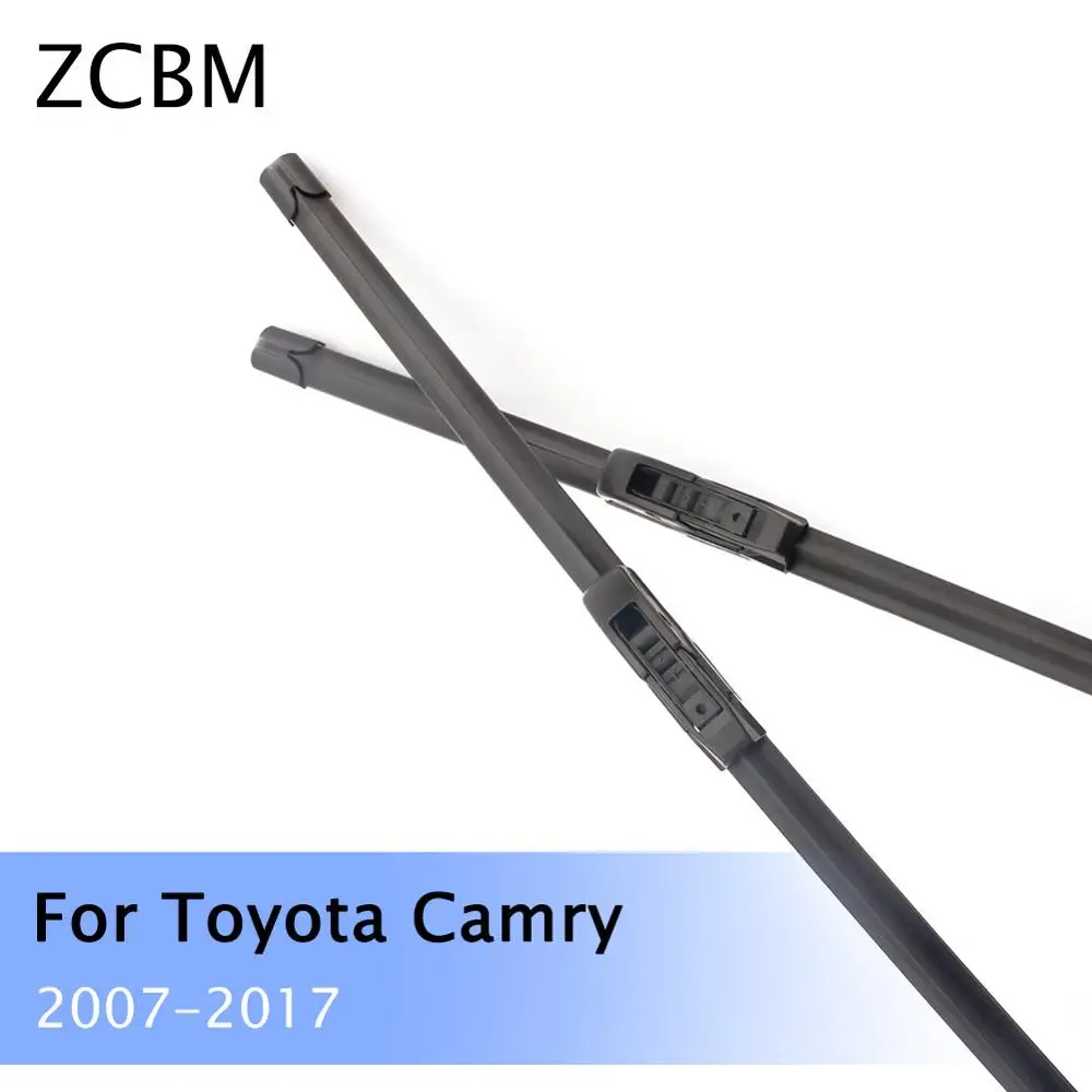 ZCBM автомобиля спереди стеклоочистители для Toyota Camry 2007 2008 2009 2010 2011 2012 2013 крюк Тип стеклоочистителей