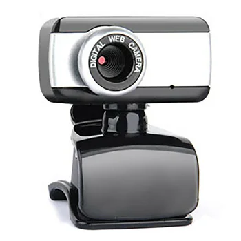 

USB 2.0 Clip On For PC Computer Rotatable Base Black With Microphone 50.0 Mega Pixel HD Camera Conference Laptop Digital Webcam