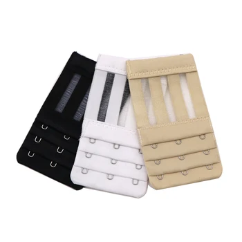 

6pcs Bra Extender Accessories 3 Hooks Elastic Lenghten Bra Extension for Bra Clasp Hooks Brassiere Adjustable Bras Extender Belt