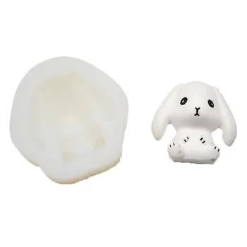

DIY Baking Mould Bunny Modeling Fondant Chocolate Clay Cake Liquid Silicone Mold