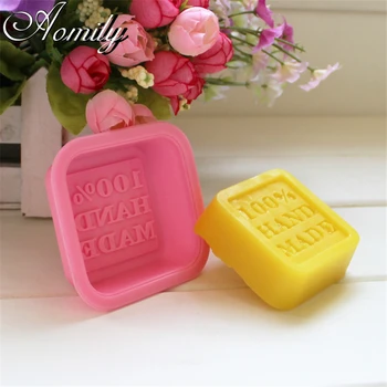 

Aomily Silicone Molds Handmade Cake Chocolate Mousse Jelly Candy Fondant Pastry Bakeware Mold DIY Soap Mould Baking Tool