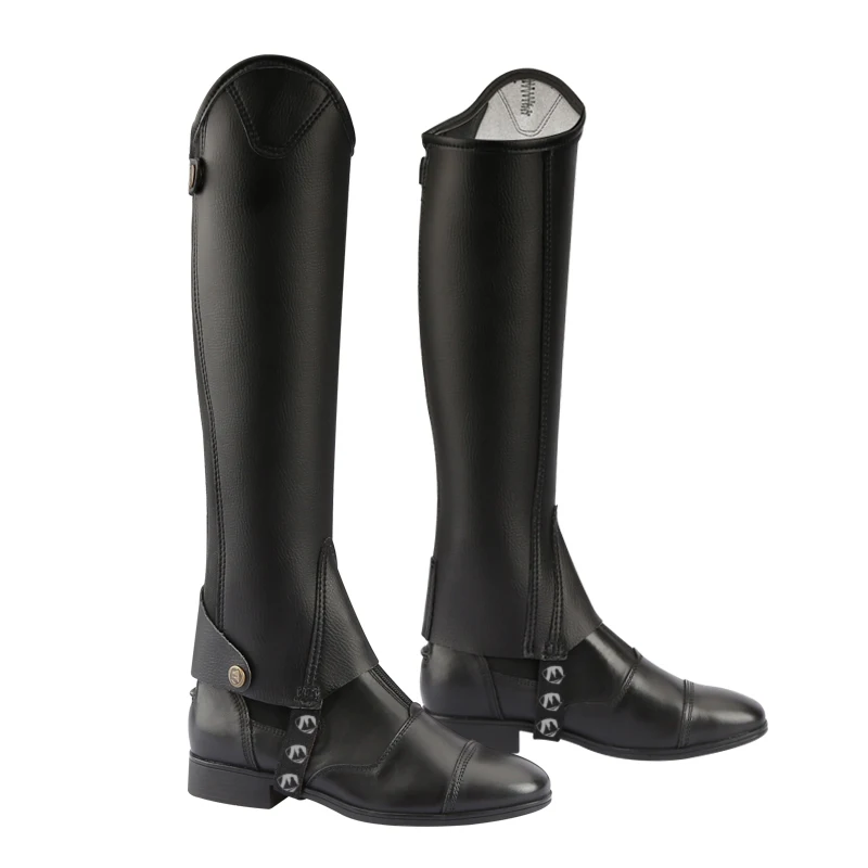 Cavassion microfiber bionic for adult and child horse riding half-chaps