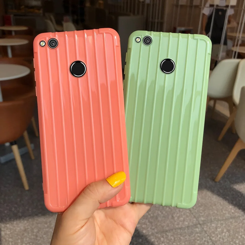 Trunk Phone Case For Huawei P8 Lite 2017 Honor 8 Soft Silicone Funda P9 PRA-LX1 Back Cover | Мобильные телефоны и
