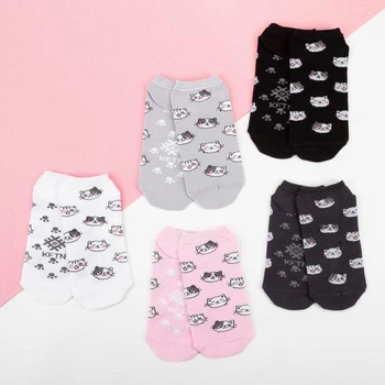 

A set of KAFTAN cropped socks for women "Cats", (5 pairs), size 36-39 (23-25 ​​cm) 5189706