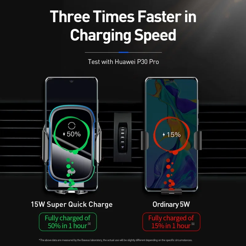 Baseus Qi автомобильное беспроводное зарядное устройство для iPhone 11 Pro XS Max samsung S10 интеллектуальное инфракрасное Быстрое беспроводное зарядное устройство Автомобильный держатель для телефона