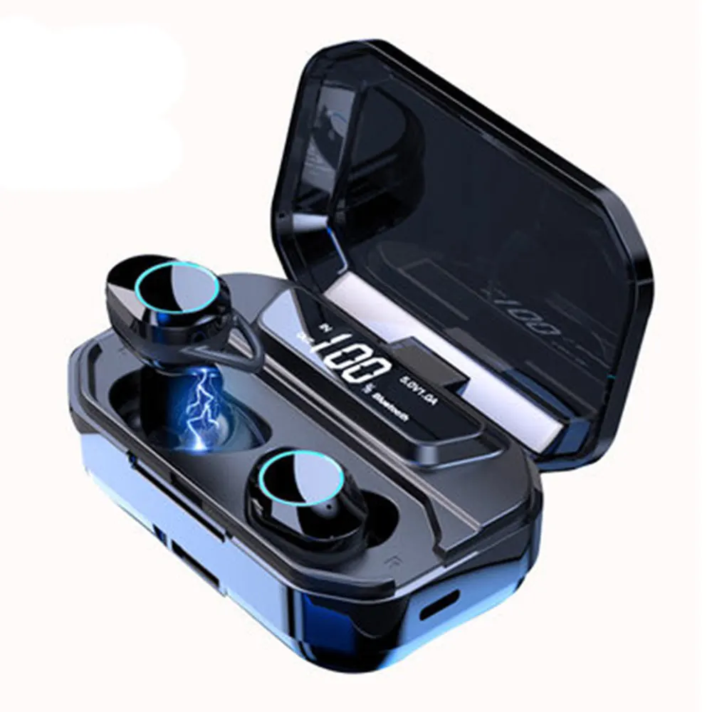 

G02 Small Bluetooth Noise Reduction Auto Connect Binaural Call 3300 MAh Charging Bin Sound Dust-Proof Touch Waterproof