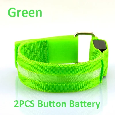 Green Портативный 4 шт. светодиодный светильник нога лошади ремни спорт на открытом воздухе Конный ночной верховой езды оборудование безопасная нога лошади ремни безопасности - Цвет: Green