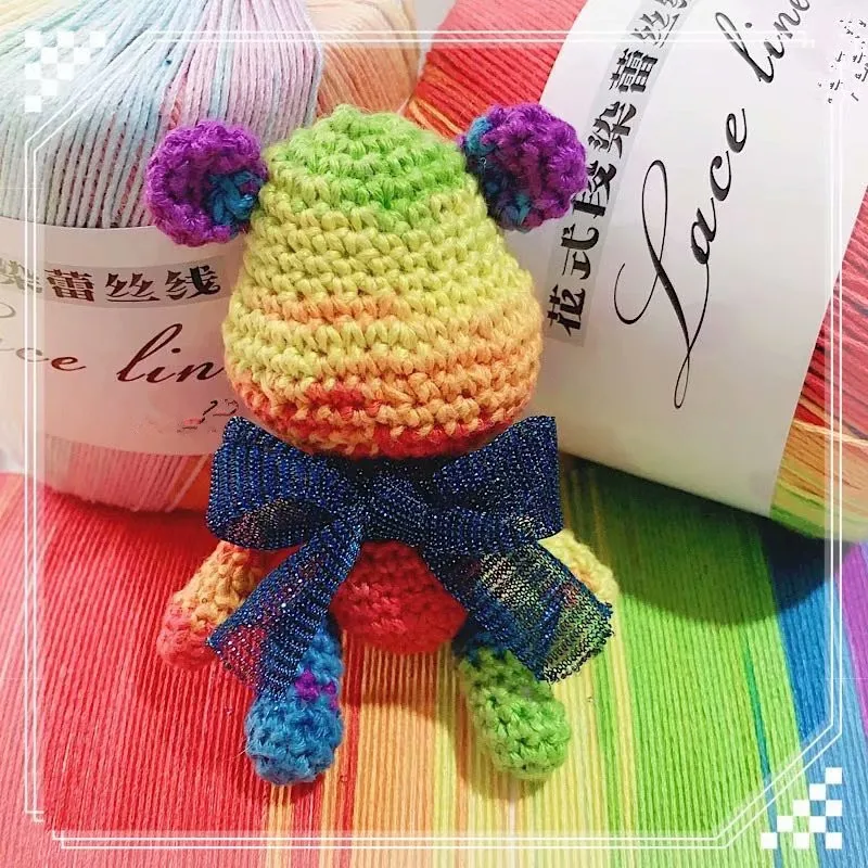 50g/ball Colorful Lace Cotton Yarn Segmental Dyeing Gradient Yarn For Hand Knitting Crochet Garment Doll Baby knitting yarn,cotton yarn,cotton knitting yarn,cotton wool yarn