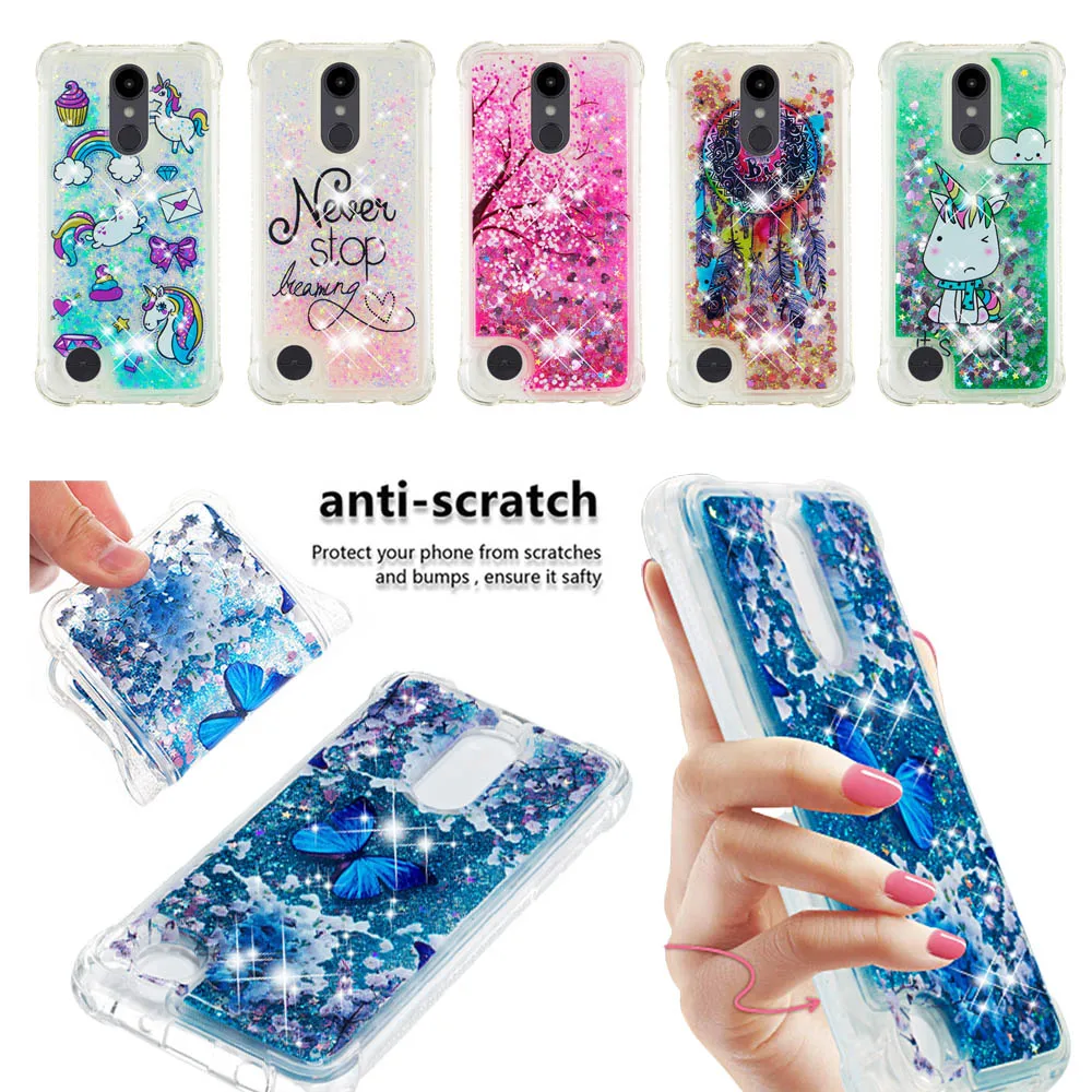 

Gitter Liquid Quicksand Soft TPU Bumper Phone Case For LG V20 V30 V40 G7 V30 Aristo 2 Plus V40 G7 ThinQ V3 2018 Case Cover Coque