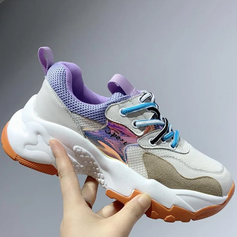

Prowow 2019 Sport Shoes For Women For Ladies Sneakers Athletic Walking Female Brand Girl Women Sport Shoes Hot Sale Purple