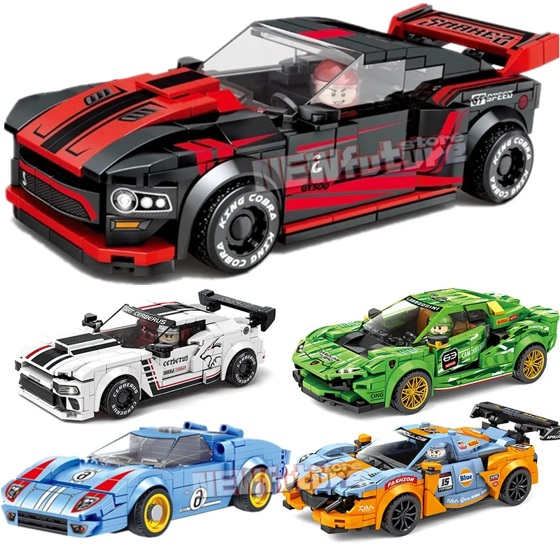 

NEW Technic serise Cobra Passion Famous Supercar Speed Champions Race Pull Back Car Sports Building Blocks Bricks Sets Kit Model