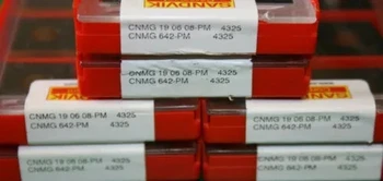 

10PCS CARBIDE INSERT CNMG190608-PM 4325