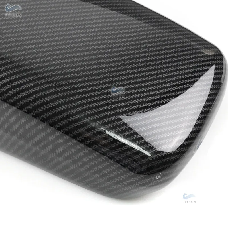 Car Styling ABS Carbon Texture Center bracciolo Box copertura protettiva Trim per Audi A3 8V 2013 2014 2015 2016 2017 2018 2019 2020 - immagine 3