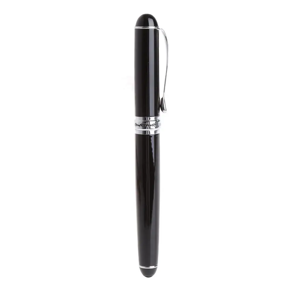 JINHAO X750 художественная авторучка Pull-type колпачок изогнутый-наконечник для письма живопись подарок - Цвет: bright black
