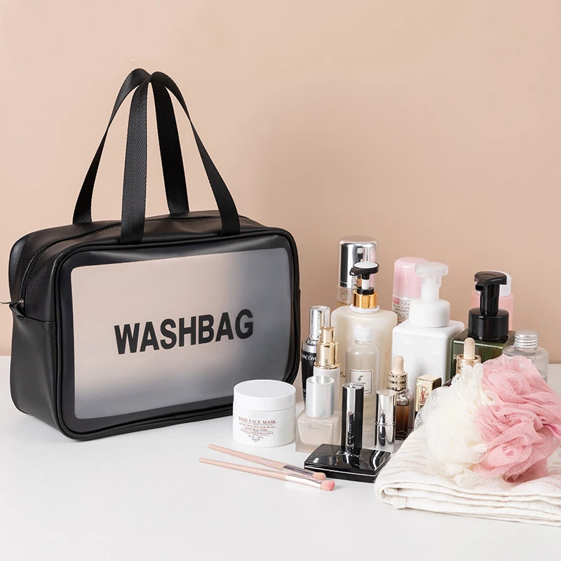 

Women Makeup Bag Travel Insert Organizer Handbag Toiletry Storage Bag Purse Large liner Lady Makeup Cosmetic Bag Travelling Bags