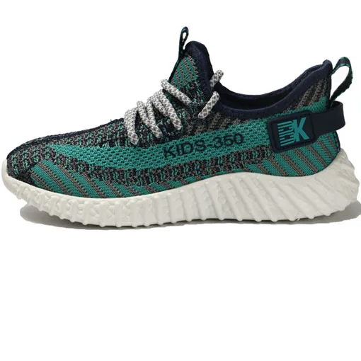 Boys Shoes Green Высококачественная нескользящая Мягкая детская повседневная обувь для мальчиков, уличная резиновая прогулочная обувь для мальчиков, детские кроссовки - Цвет: Boys Shoes Green