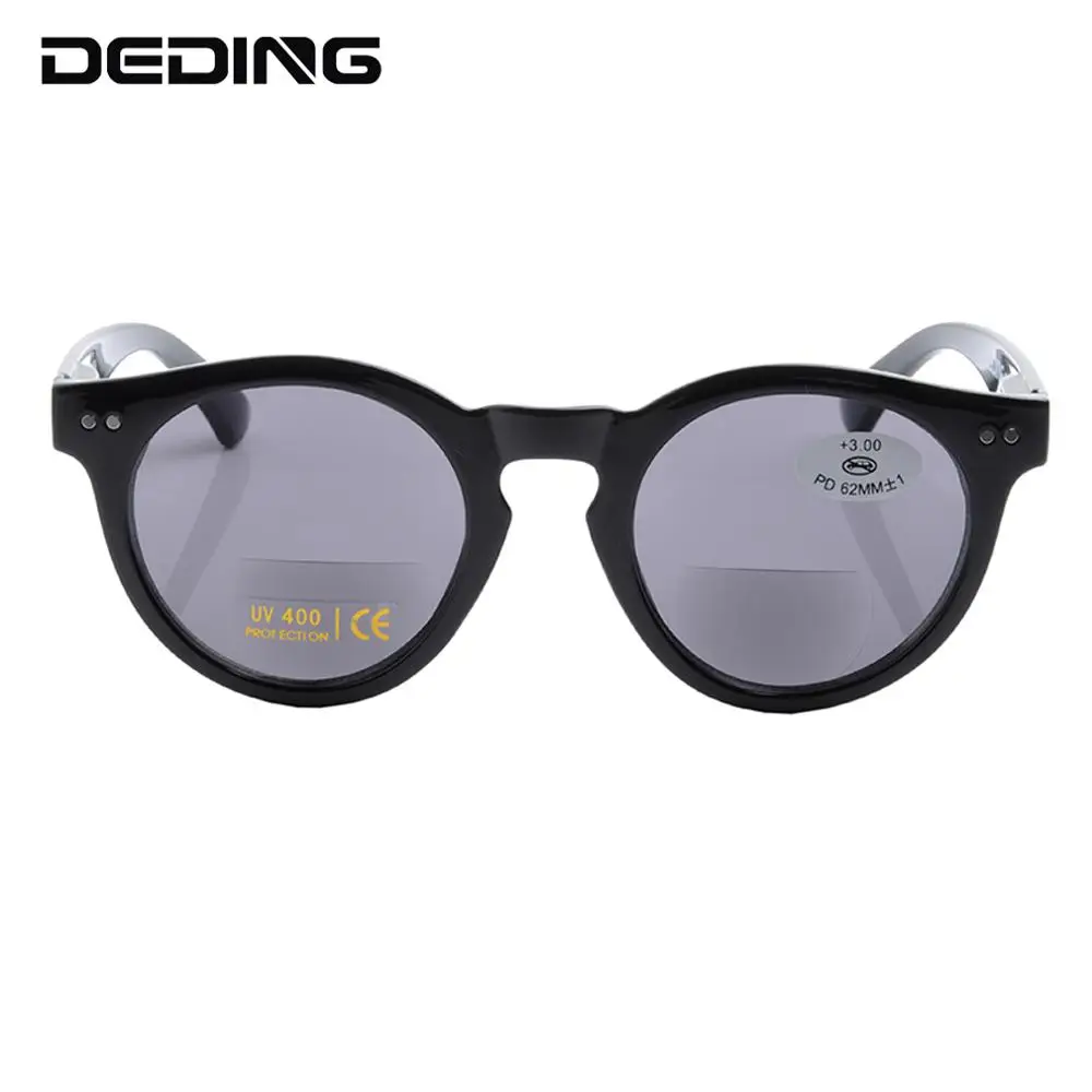 Ретро бифокальные UV400 Солнцезащитные очки круглые винтажные бифокальные очки для чтения женские мужские брендовые солнцезащитные очки для чтения+ 1,0 до+ 3,5 DD1503