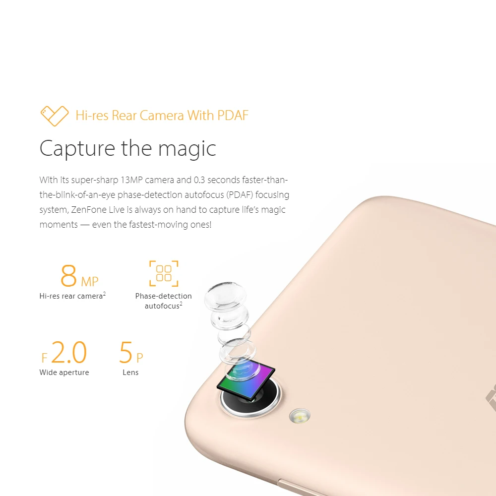 Мобильный телефон ASUS ZenFone Live L1 с глобальной версией, ZA550KL, 5,5 дюймов, 18:9, Android 8,1, 16 ГБ, 3000 мАч, 8 Мп, разблокировка лица, смартфон 4G