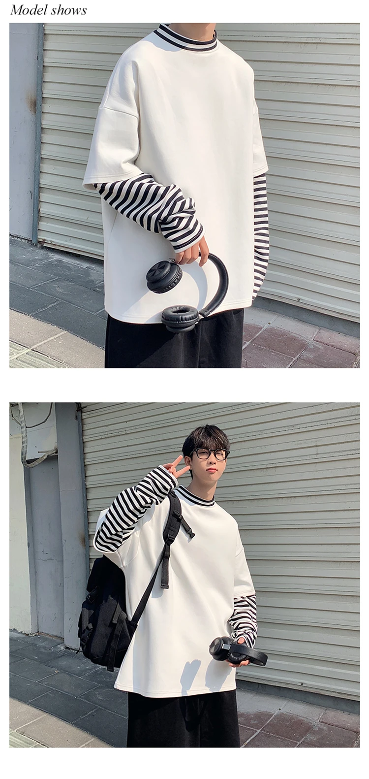 コットンストライプパーカーメンズファッションカジュアルプルオーバースウェットシャツメ カジュアルシャツ 本格派ま Www Quartzhotel Mx