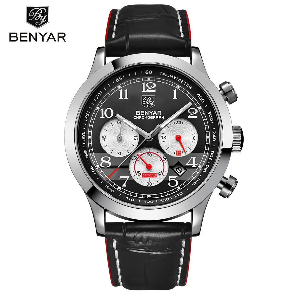 

[Sale] Table MEN'S Table Men's Watch Quartz Waterproof Business Watch Men's 5107