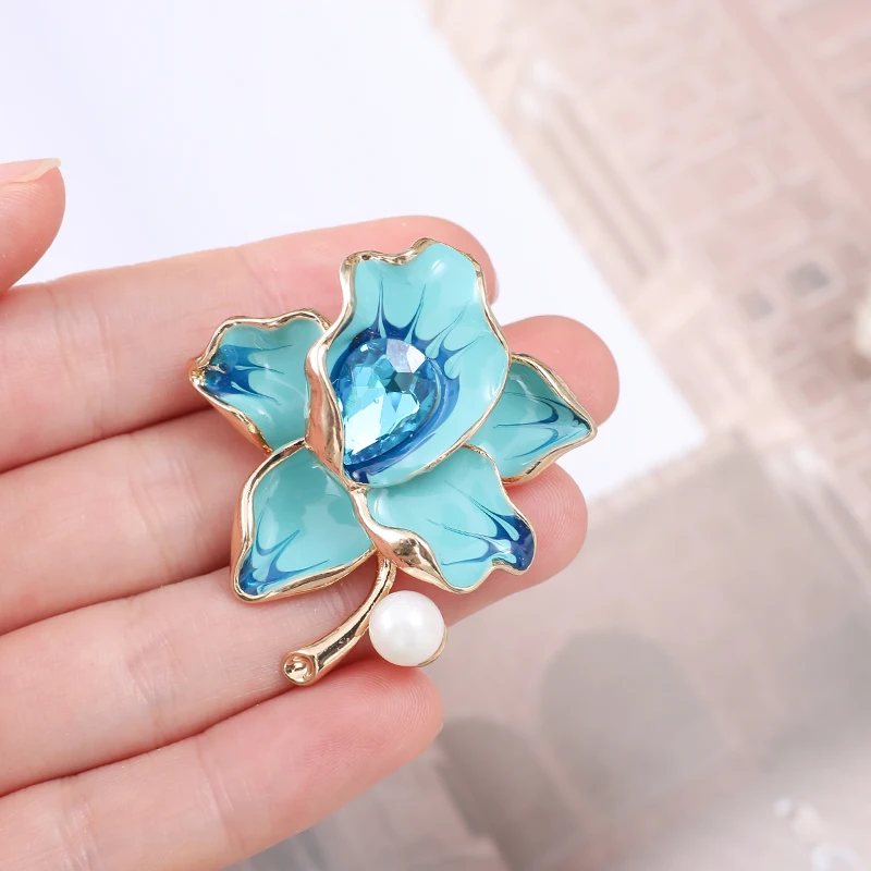 Spilla Con Fascia Ovale Grande In Cristallo Swarovski, Gioiello Da - Foto 2