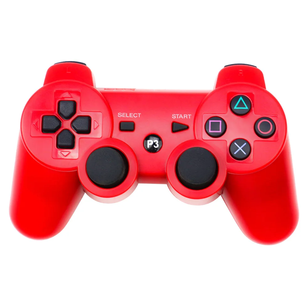 Беспроводной Bluetooth контроллер для sony PS3 геймпад для Play Station 3 джойстик для sony Playstation 3 PC для Dualshock контроллер - Цвет: Type 2 Red