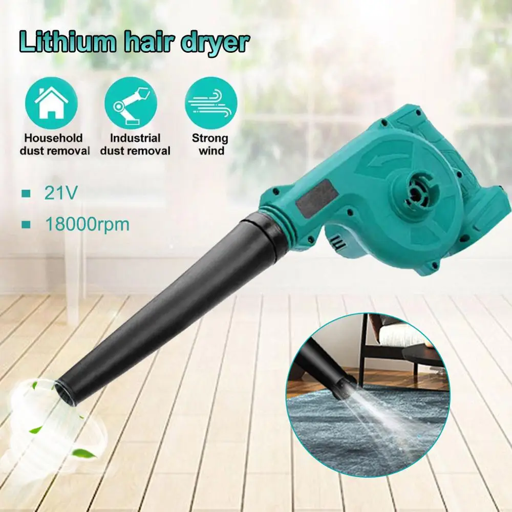 

Cordless Electric Air Blower & Suction Handheld Leaf Computer Dust Collector Cleaner Power Tool For Makita 18V