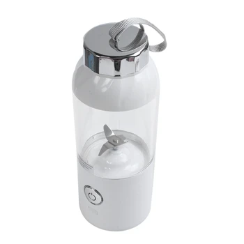 

Usb Charging Blender Mixer Portable Juicer Machine Juice Fruit Maker Machine Household 500Ml-White