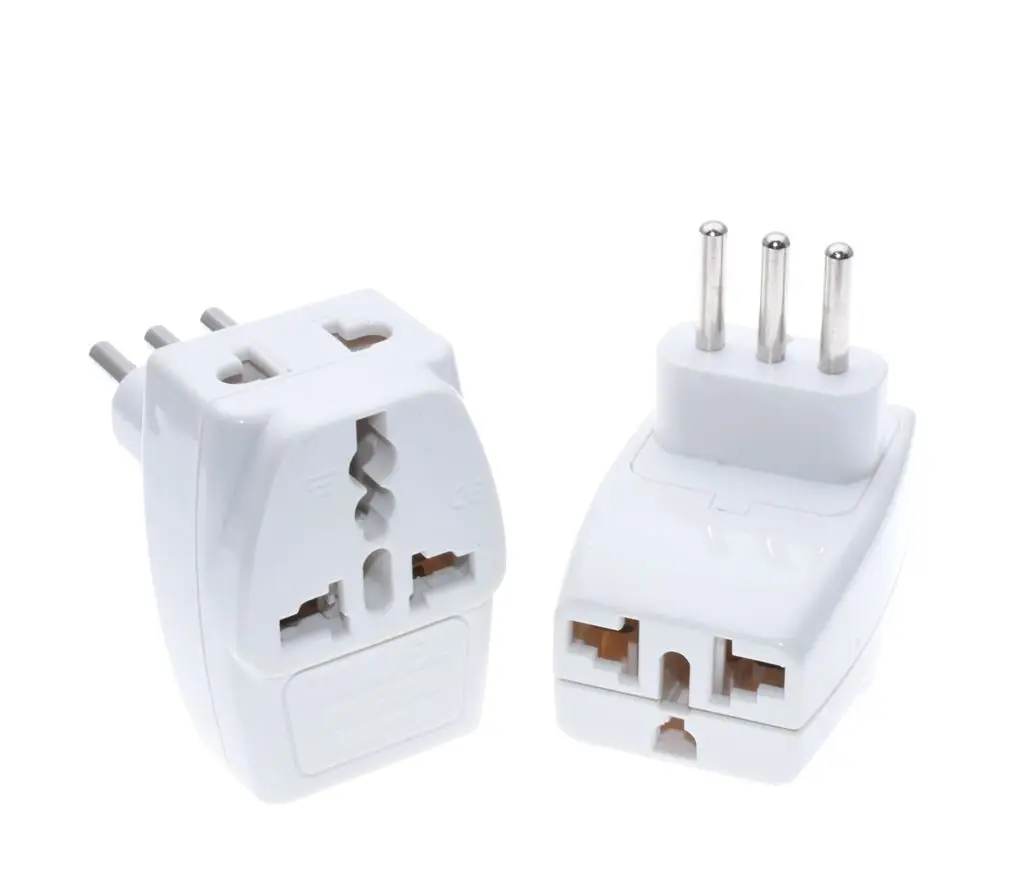 Italy and Libya Chile unisex us EU AU ac power travel Inlay Way plug adapter  250V10A
