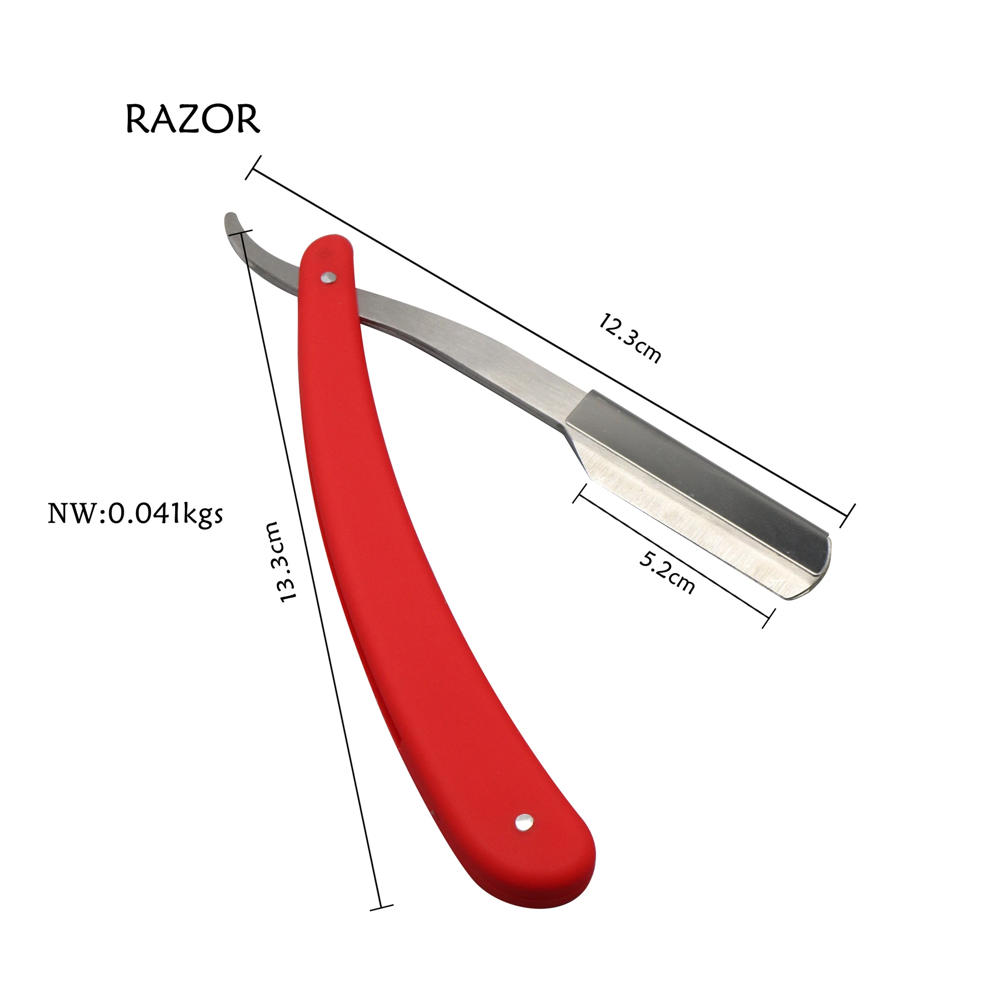 Men Shaving Barber Tools Scrub Knife Holder Watermelon Red Red Vintage Manual Razor Beard Scraper Manual 3