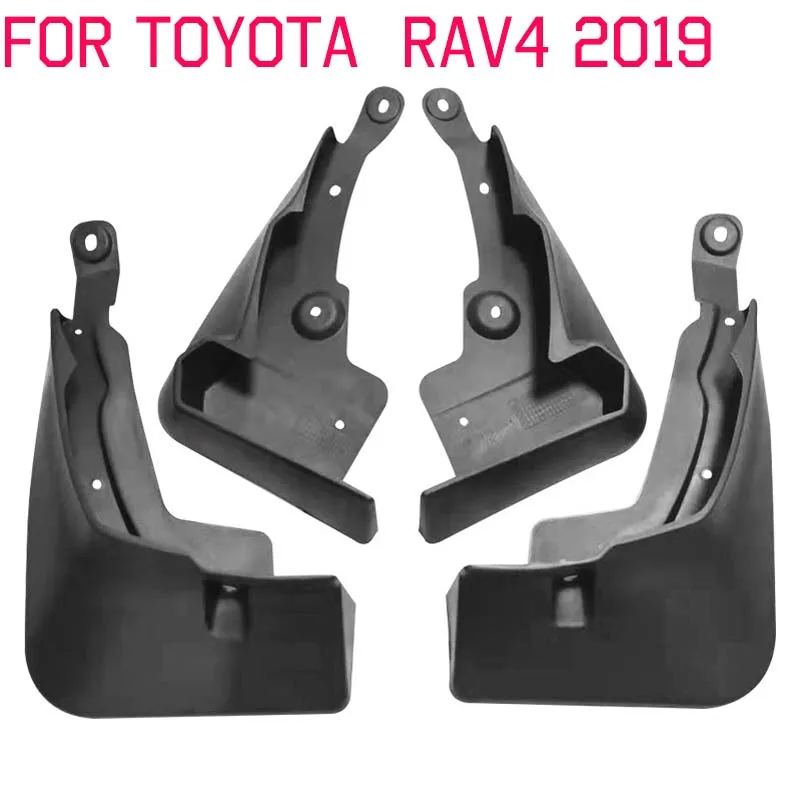 Для Toyota RAV4 Автомобильные Брызговики, брызговики, брызговики, авто черные передние задние брызговики, брызговики XA50