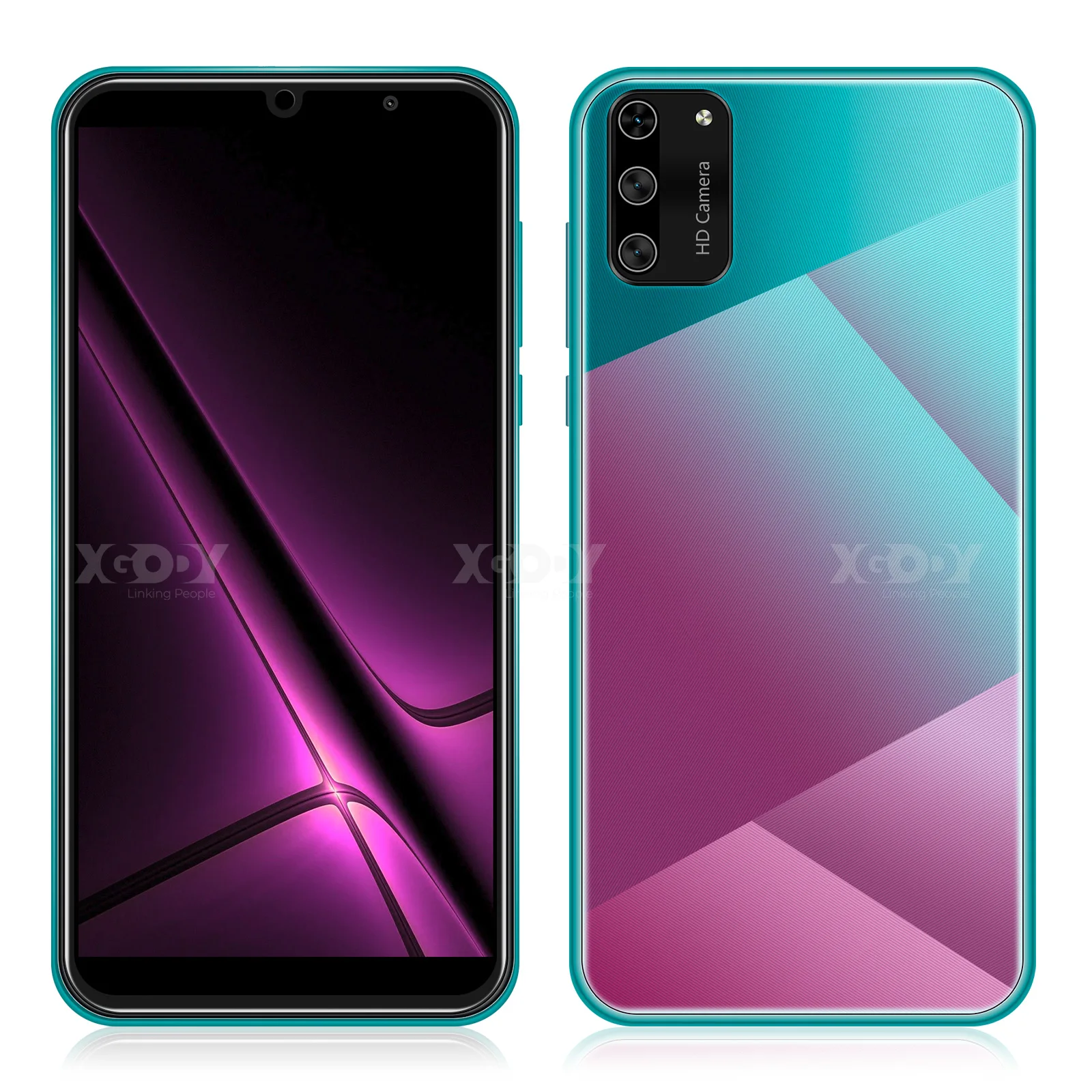 Смартфон XGODY сотовый телефон на базе Android 9 0 экран 5 дюйма 18:9 1 ГБ 8 четырёхъядерный
