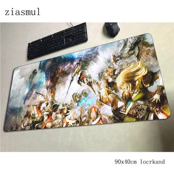 

final fantasy xiv padmouse 900x400x3mm gaming mousepad game xl mouse pad gamer computer desk Kawaii mat notbook mousemat pc