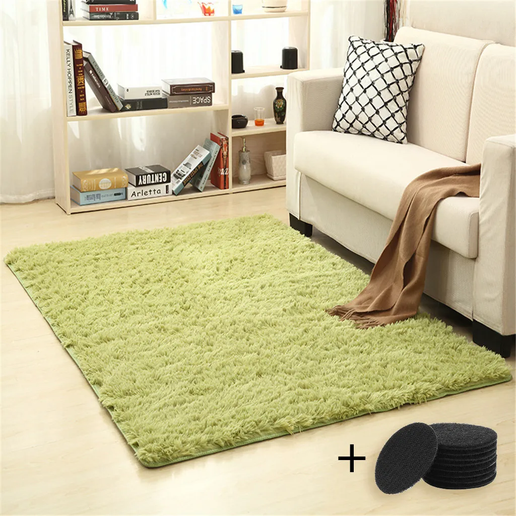 Soft Silk Wool Rug Indoor Modern Area Silky Rugs Bedroom Soft Silk Wool Rug Indoor Modern