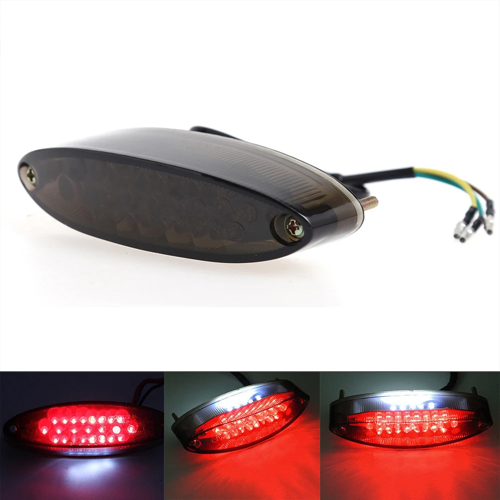 Universal12V28LEDMotorcycleBikeRearTailStopRedLampforDirt