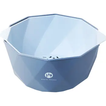 

Vegetable Washing Basket Rice Basket Fruit Bowl Fruit Tray Storage Basket Double-layer Drain Basket Kitchen Box