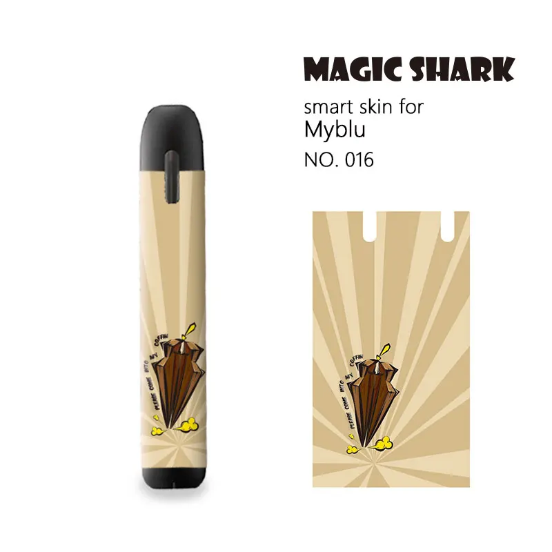 Magic Shark Zombie Ghost Mummy наклейка для Myblu аксессуар электронной сигареты чехол стерео