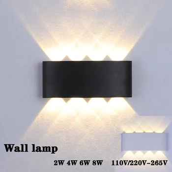 

Nordic LED Wall Lamp Aluminum Waterproof IP65 Upper and Down Luminescence Applicable to bedside lamp,staircase bathroom, KTV bar