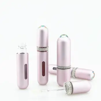 

5 ml Aluminum Matt Silver Hollow Round Lip Glaze Tube Plastic Lip Gloss Cosmetic Packaging Container