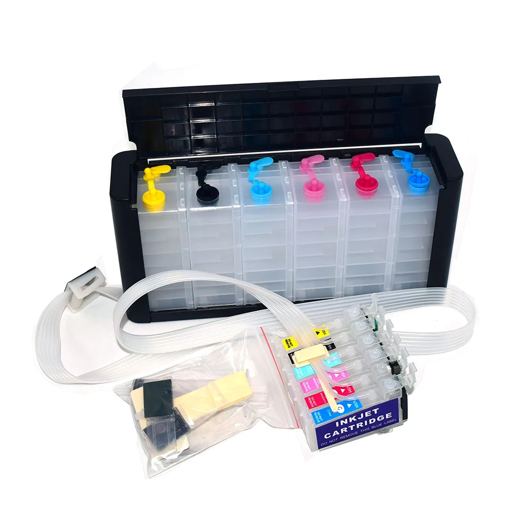 6Colors T0981-T0986 Ciss System with ARC For Epson Artisan 600 700 800 710 810 725 835 837 730 Printer